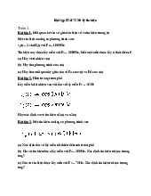 BT Xử lý tín hiệu| Môn Xử lý tín hiệu| Trường Đại học Bách Khoa Hà Nội