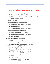 Giải chi tiết listening part 2 – ets 2023 | Đại học Nội Vụ Hà Nội