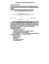 CHƯƠNG 2: Tìm Hiểu Về Đo Lường Các Biến Kinh Tế Vĩ Mô