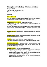 Midterm Revision Notes Môn Principles of Marketing | Trường Đại học Quốc tế, Đại học Quốc gia Thành phố Hồ Chí Minh