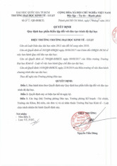 Quy định học phần kiến tập đối với đào tạo trình độ đại học | Trường Đại học Kinh Tế - Luật