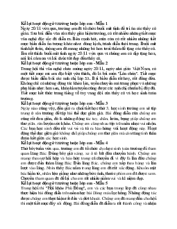 Viết 4-5 câu kể lại một hoạt động ở trường hoặc lớp em | Tập làm văn lớp 2 | Kết nối tri thức