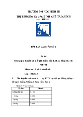 Đề tài: Sử dụng lý thuyết lãi suất giải thích biểu LS huy động của các NHTM