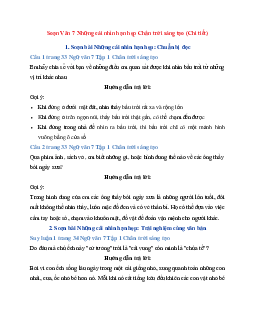 Soạn bài Những cái nhìn hạn hẹp Ngắn nhất | Ngữ Văn 7 Chân Trời Sáng Tạo tập 1