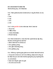 Đề cương môn kinh tế chính trị -Trường Đại học Vinh