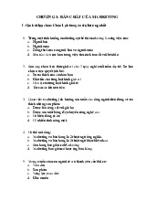 Câu hỏi trắc nghiệm ôn tập môn Chuyên ngành Marketing | Học viện Nông nghiệp Việt Nam