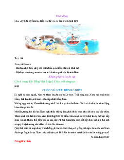 Giải SGK môn Tiếng Việt lớp 2 -  Bài 6: Cuộc giải cứu bên bờ biển | Chân trời sáng tạo