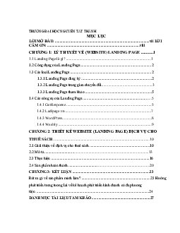 Đồ án môn học Giao tiếp đa phương tiện trong kinh doanh tại Đại học Nguyễn Tất Thành đề tài "Thiết kế WEBSITE dịch vụ cho thuê sách"