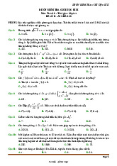 10 đề ôn tập kiểm tra cuối học kì 2 Toán 10 CTST cấu trúc mới (3-2-2-3) có đáp án