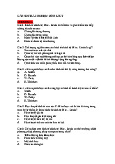 Trắc nghiệm ôn thi kinh tế chính trị | Đại học Bách khoa Hà Nội