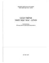 Giáo trình học phần Triết học MLN môn Triết học Mác-Lênin | Trường Đại học Sư phạm Thành phố Hồ Chí Minh