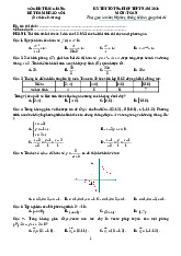 Bộ đề tham khảo tốt nghiệp THPT 2025 môn Toán sở GD&ĐT Bắc Giang