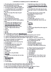 Trắc nghiệm có đáp án - Lịch sử văn minh thế giới | Đại Học Hà Nội