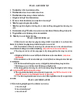 Câu hỏi ôn tập chương 1 môn Kinh tế vi mô | Trường Đại học Kinh Tế Quốc Dân