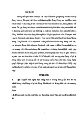 Hoàn cảnh ra đời của Hội nghị Ban chấp hành Trung ương Đảng lần thứ 15. Trường đại học Nguyễn Tất Thành