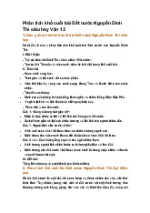 Phân tích khổ cuối bài Đất nước Nguyễn Đình Thi siêu hay Văn 12