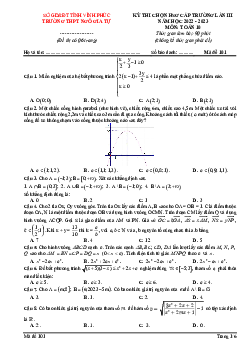 Đề thi HSG Toán 10 lần 3 năm 2022 – 2023 trường THPT Ngô Gia Tự – Vĩnh Phúc