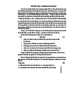 CÂU HỎI TRẮC NGHIỆM KHÁCH QUAN ĐỂ ĐÁNH GIÁ HỌC SINH