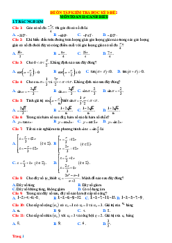 Đề thi học kỳ 1 Toán 11 Cánh diều - Đề 2 (có đáp án)