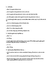 Bài Tập môn Luật Dân Sự  | Trường đại học Mở Hà Nội