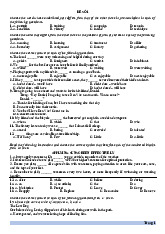 Practice questions for pronunciation and stress | Tiếng anh thương mại | Đại học Kinh Tế Đại học Đà Nẵng