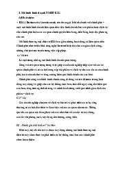 Mô hình kinh doanh môn Kinh tế vi mô | Trường Đại học Tài nguyên và Môi trường Hà Nội