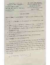 Đề thi cuối HKI học phần Pháp luật về chủ thể kinh doanh năm 2024 - 2025 | Đại học Luật Thành phố Hồ Chí Minh