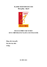 Báo cáo thực tập T_T_C: Thiết kế mạch đa hài tự dao động | Thực tập cơ bản | Trường Đại học Bách khoa Hà Nội