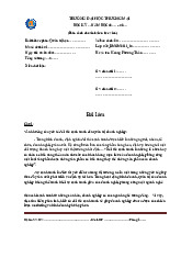 Bài Thi Quản Trị Học - Đề 21 | Trường Đại học Thương Mại