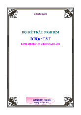 Trắc Nghiệm Dược lý | Đại học Nguyễn Tất Thành