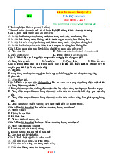 Bộ 15 Đề Kiểm Tra Cuối Học Kỳ 2 KHTN 9 Năm Học 2024-2025 Giải Chi Tiết