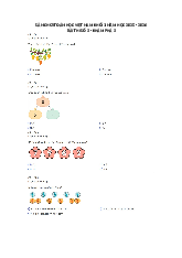 Bài thi số 3 - Khám phá 3 (có đáp án) - Sân chơi Toán học Việt Nam Khối 1 Năm học 2025 - 2026