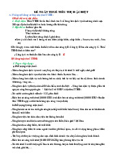 Tổng hợp lý thuyết Môn Kế toán thuế | Học viện Ngân hàng