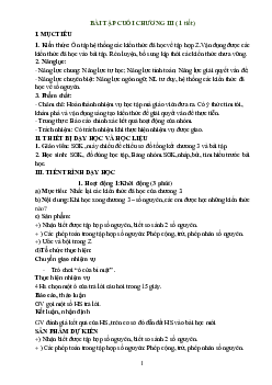 BÀI TẬP CUỐI CHƯƠNG III | Bài giảng  Toán 6 | Kết nối tri thức