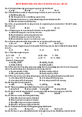 ĐỀ ÔN THI HỌC KÌ II HÓA HỌC 12.DTT - ĐỀ SỐ 1