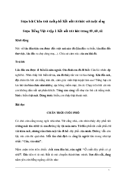 Soạn bài Đọc: Chân trời cuối phố | Kết nối tri thức