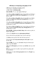 Đề thi học kỳ 2 môn Hoạt động trải nghiệm lớp 8 năm học 2024 - 2025 | Bộ sách Chân trời sáng tạo