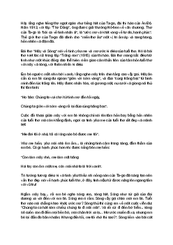 Phân tích bài Mây và sóng của Ta- go | Văn mẫu lớp 9