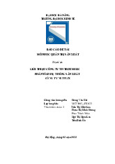 Quản trị sản xuất Loại hình sản xuất dự án - Môn quản trị học - Đại Học Kinh Tế - Đại học Đà Nẵng