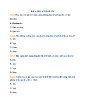 Bài 6: Hoa môn Thực vật dược | Trường Đại Học Y Dược Thái Bình