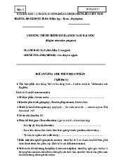 Đề cương học phần kinh tế vĩ mô năm 2021 | Đại học Kinh tế Thành phố Hồ Chí Minh