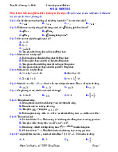 Chương 1 bài 1 Mệnh đề | Toán 10