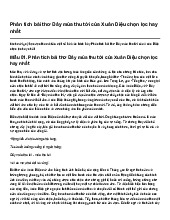 Phân tích bài thơ Đây mùa thu tới của Xuân Diệu chọn lọc hay nhất | Ngữ văn 11