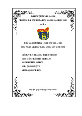 Bình luận về chương trình Đối diện: Chống “nhạt Đảng, khô Đoàn”. Suy nghĩ của anh/chị về lý tưởng sống của thanh niên hiện nay | Tiểu luận Lịch sử đảng