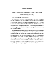 Học phần Lịch sử đảng - Tình hình thế giới giữa cuối thế kỉ XX | Đại học Lao động - Xã Hội