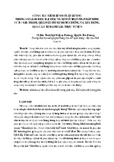 Công tác kiểm định chất lượng trong giáo dục môn Giáo dục | Trường Đại Học Thái Nguyên