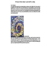 Lý Do Cần Thiết Phải Học Lịch Sử - Bài Giảng Chi Tiết