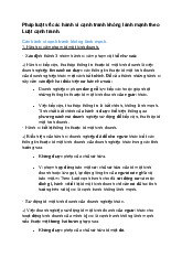 Pháp luật về các hành vi cạnh tranh không lành mạnh theo Luật cạnh tranh. môn Pháp luật đại cương  | Học viện Nông nghiệp Việt Nam