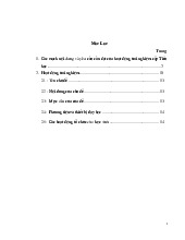 Tiểu Luận Hoạt Động trải nghiệm - Khoa tiếng trung | Đại học Mở Hà Nội