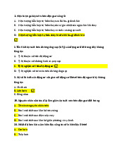 Trắc nghiệm Hiện tượng cháy sớm và áp suất trong động cơ xăng | Môn Nguyên lý động cơ - Đại học Sư phạm Kỹ thuật Thành phố Hồ Chí Minh